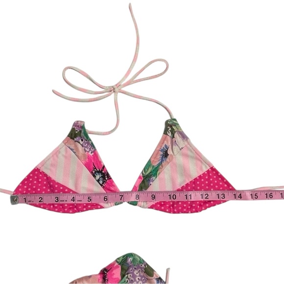 Victoria's Secret Pink Polka Dot And Floral Bikini - Picture 7 of 8